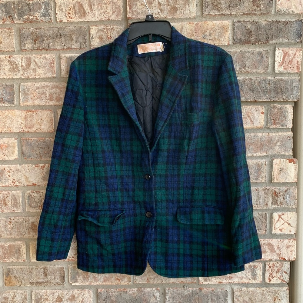 🍒💣 Vintage Pendleton wool blazer